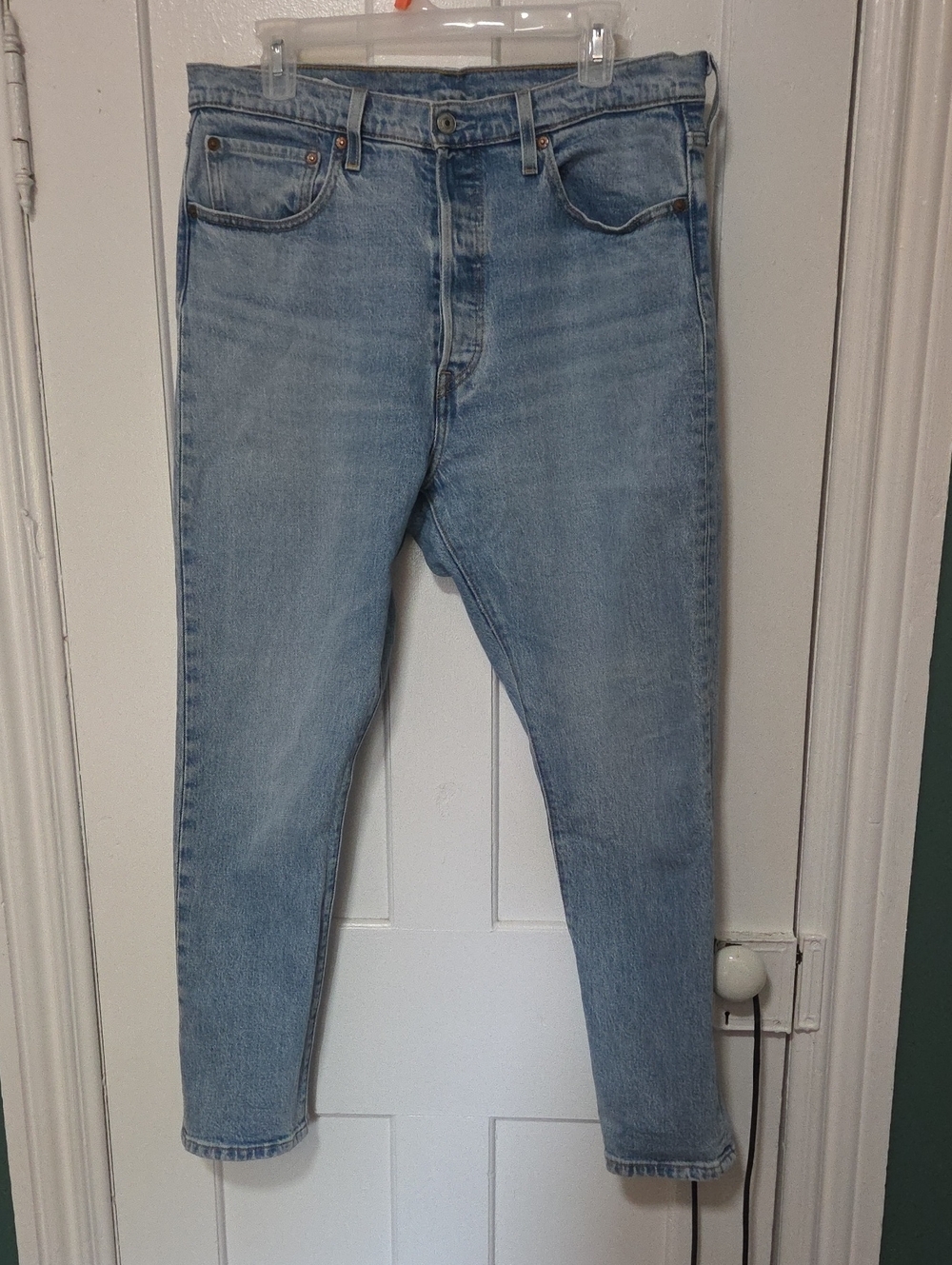 Levi's Light Wash 501 Skinny Jeans